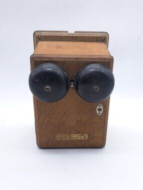 Vintage Wooden Telephone Ringer Box Type 315-H